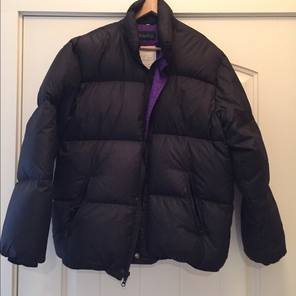 Black down jacket