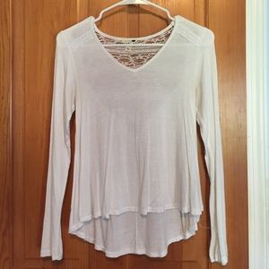 Long sleeve white shirt