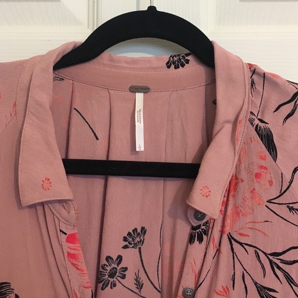 Free People Dusty Rose tie-waist dress - Picture 2 of 4