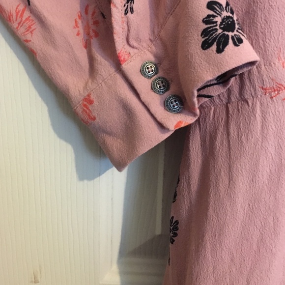 Free People Dusty Rose tie-waist dress - Picture 4 of 4