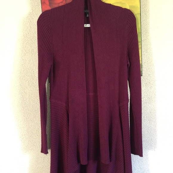 The Limited Long Ribbed Cardigan - size M