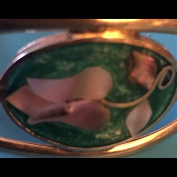 Vintage ALPACA MEXICO Silver Cuff Bracelet - Picture 2 of 4