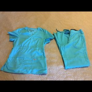 Turquoise Grey's Anatomy Scrub Set, small