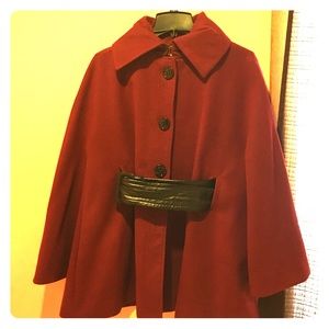 Steve Madden Belted Cape Jacket