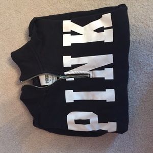 PINK quarter zip sweatshirt