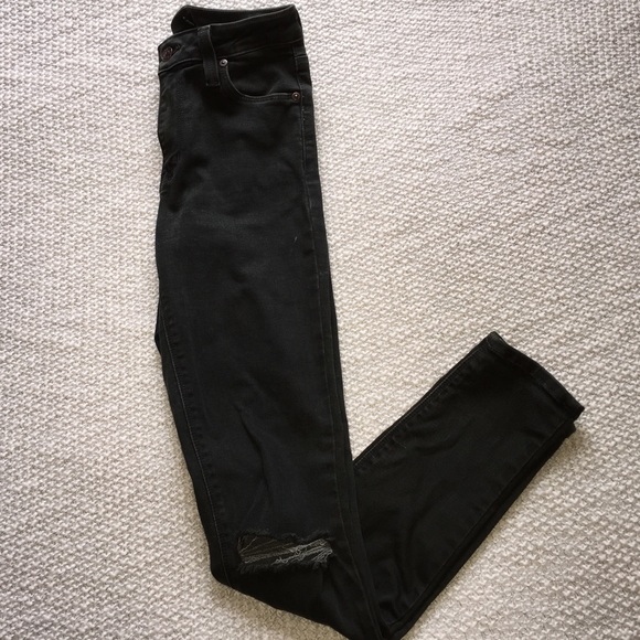 Just Black Olive Skinny Jeans