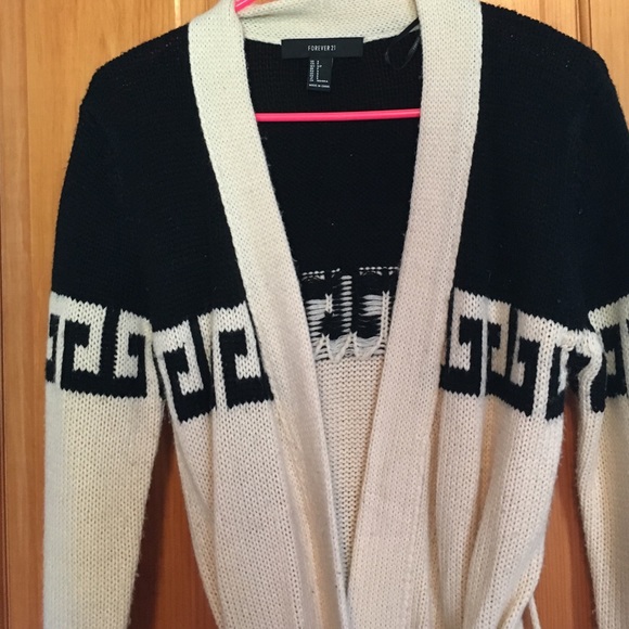 Long lined cardigan