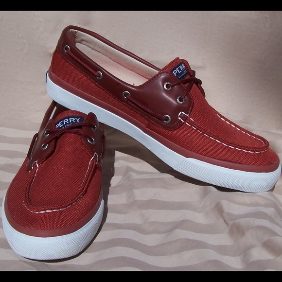 Sperry Bahama Ballistic Men's 2-Eye Red Boat Shoe