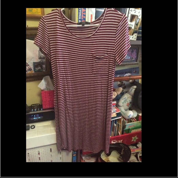 striped tshirt dress