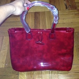 Elizabeth Arden red tote bag