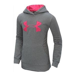 Under Armour Gray & Pink Pullover