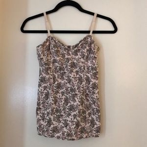 Floral corset fitting top!