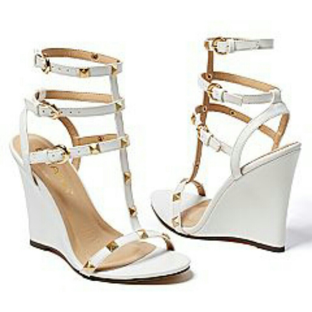 Classy White Wedges