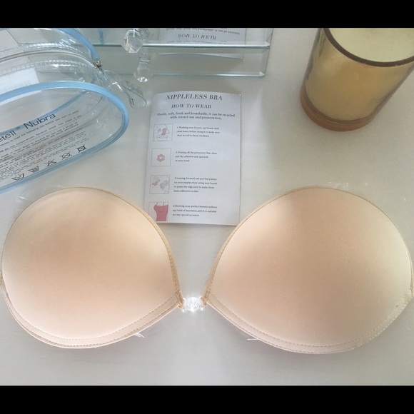 Sticky bra - nude color