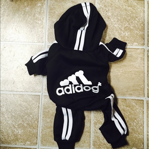 Xsmall Adidog one piece dog sweat suit New