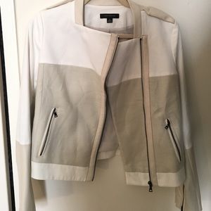 Ann Taylor size 0 never worn! beige moto blazer