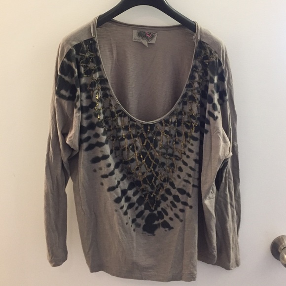 Sequin detail top