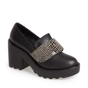TBA 'Brixton' Leather Platform Loafer