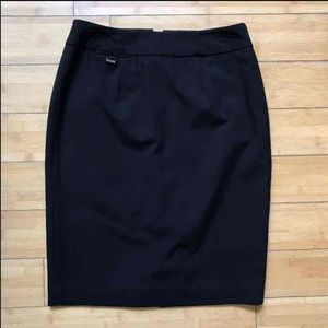Calvin Klein Black Pencil Skirt Size 2