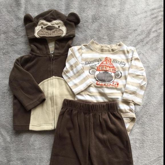 3pc Set - Mommy's Little Monkey