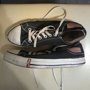 Levi Canvas Shoes Women's Black Size 9