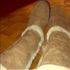 UGG Suede & Shearling Boot