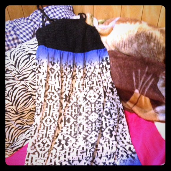 LAST CHANCE Spaghetti Strap Ombré Maxi Dress