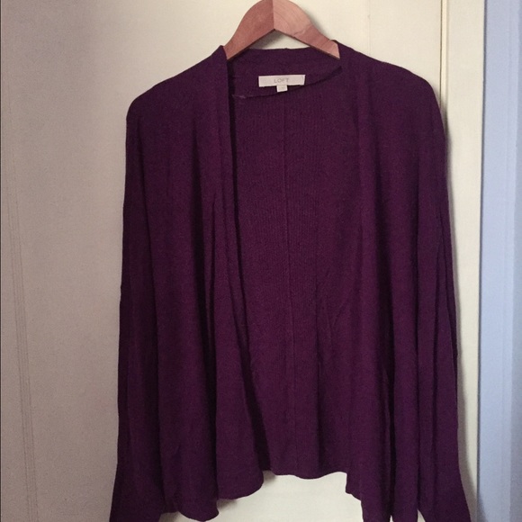 Purple Loft Kimono Sweater