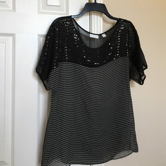 New York & Co. Sheer Blouse