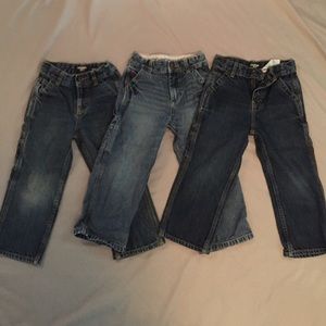 5 pairs OshKosh Carpenter Jeans - Toddler Boy 4T