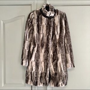 Walker Baker faux fur jacket