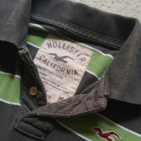 Hollister Striped Polo - Picture 2 of 2