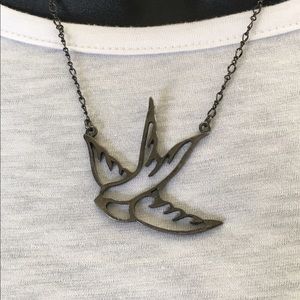 Hematite Sparrow Necklace