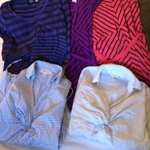 5 maternity shirts
