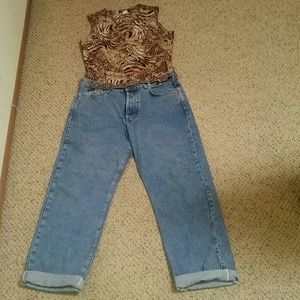 Calvin Klein Double Stone Washed Jeans