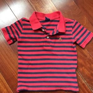 Gap Kids stripe bear polo