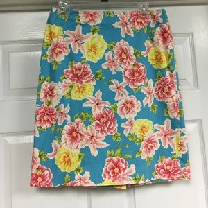 Jones New York Signature floral skirt