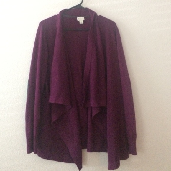 EUC Stylus drape front cardigan