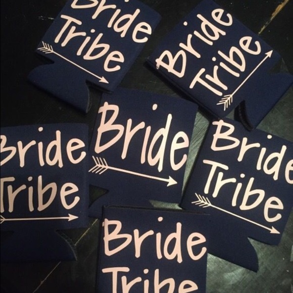 Custom bridal party koozies