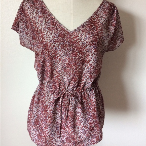 Banana Republic Sophisticated Print Blouse