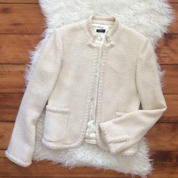 ivory tweed jacket