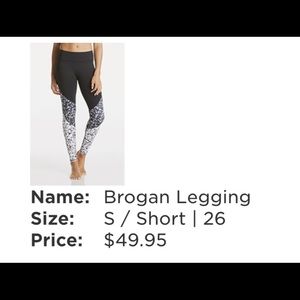 NWT! Fabletics Splatter Print Leggings