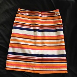 Colorful pencil skirt