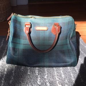 Vintage Ralph Lauren Plaid Speedy Bag Boston Bag