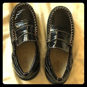 Primigi black loafers toddler 12/30