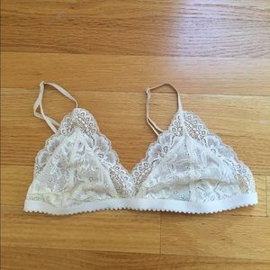 Cream Talula Lace Bralette