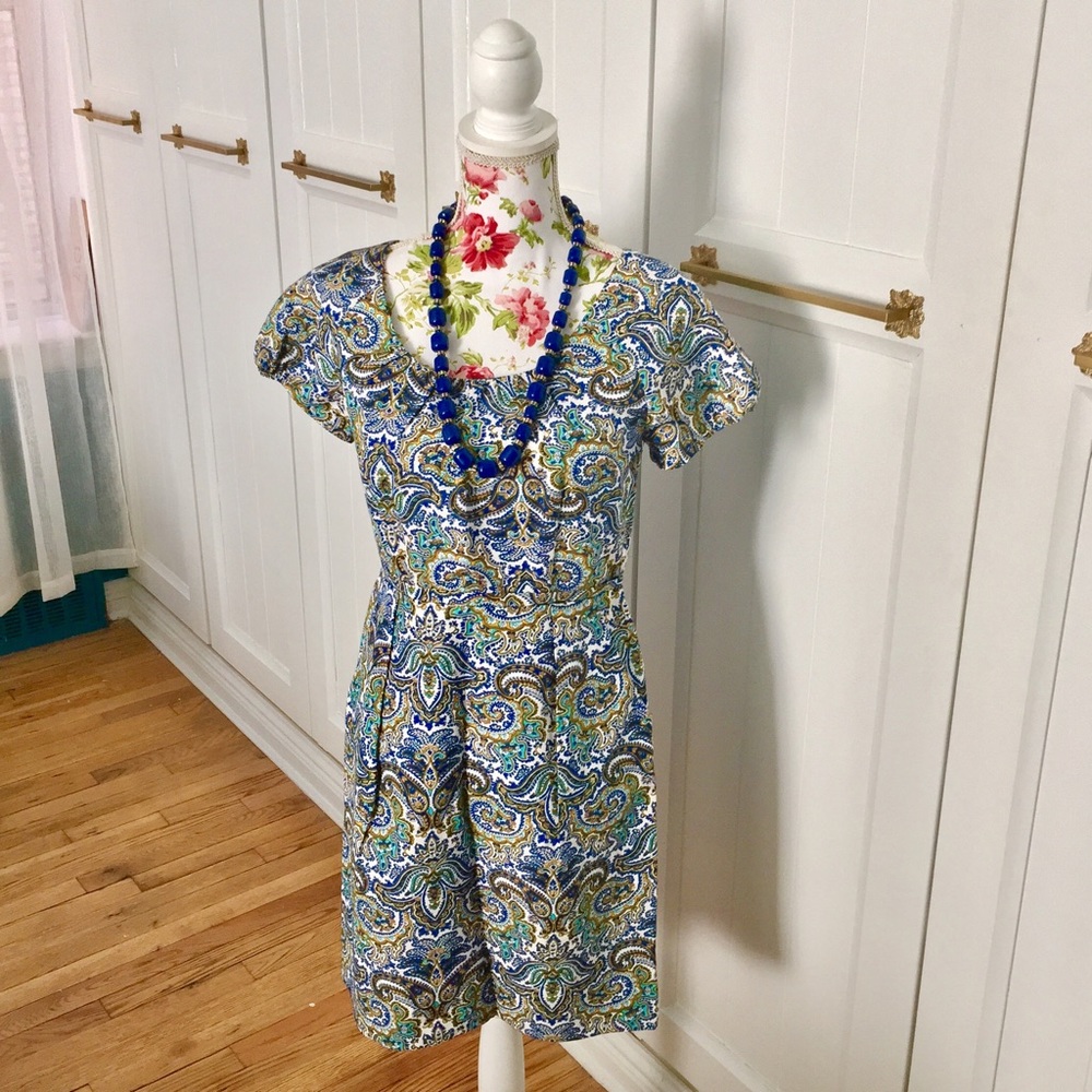 J. Crew Paisley Shift