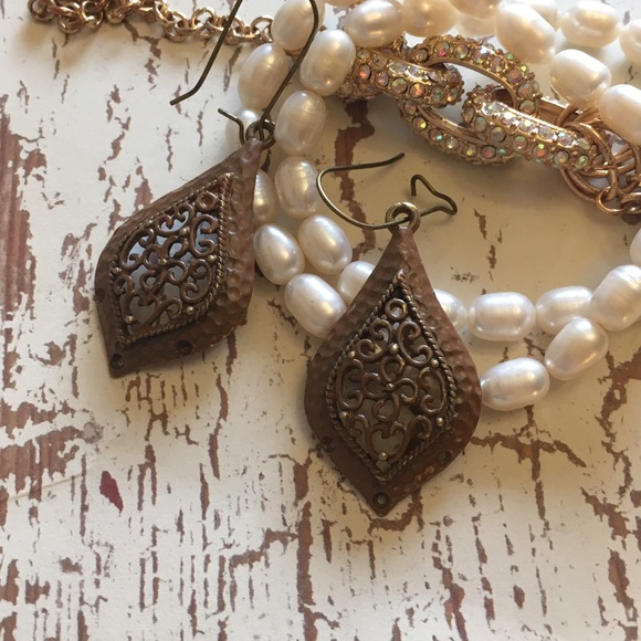 Tear drop earrings