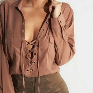 Lace up Shirt ??