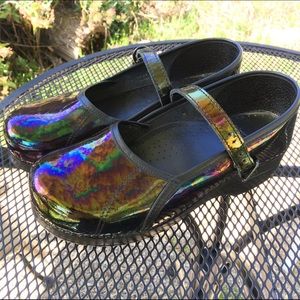 Iridescent Dansko Clogs sz 41